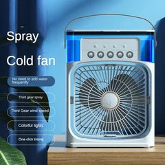 3 In 1 Fan AIr Conditioner Household Small Air Cooler LED Night Light