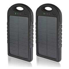 Solar Powerbank 10000mah With Led Flash Light (random Color)