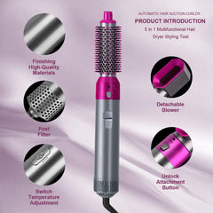 Hair Dryer Brush 5 In 1 Electric Blow Dryer Hair Comb