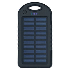 Solar Powerbank 10000mah With Led Flash Light (random Color)